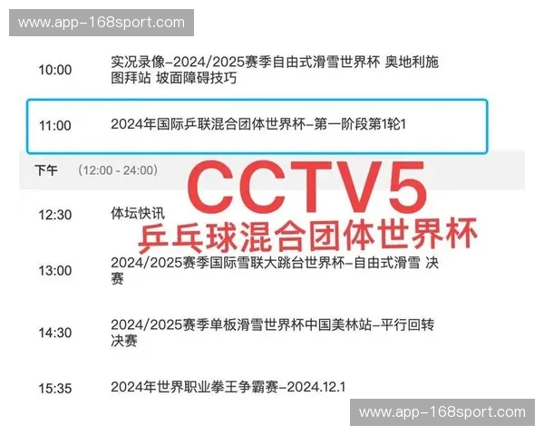 乒乓球直播：让速度在屏幕上舞动的那一刻